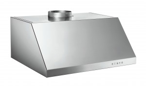 Bertazzoni Professional-serien. 60 cm, underbyggd fläkt, rostfri, 1 motor, effekt 1000 m3/h. (KU60PRO1XA) - 5 års garanti