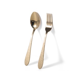 Vargen & Thor AURA - Dessert-/förrättsbestick, 8 delar (Cava) - 2 års garanti