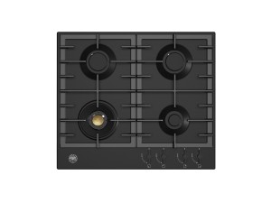 Bertazzoni Modern-serien. 60 cm gashäll med wok. 4 zoner. (Matt svart) (P604LMODNE) - 5 års garanti