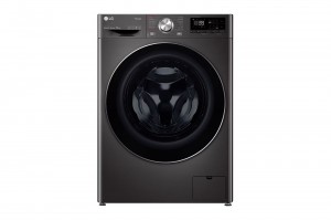 LG Tvättmaskin .12 kg(Svart) - Steam+, Energiklass A, , TurboWash360, AI DD, Smart Diagnosis med Wi-Fi (FV90BNS2BE) - Fri hemleverans