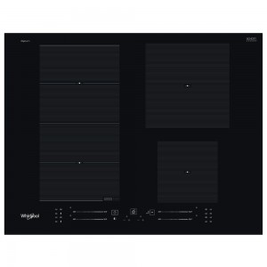 Whirlpool induktionshäll. 65 cm. 4 zoner. FlexiCook-zon. Svart. (WF S9365 BF/IXL) Fri frakt. - 2 års garanti