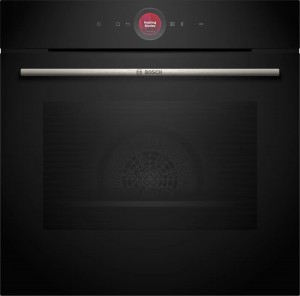 Bosch Serie 8, Inbyggnadsugn, 60 x 60 cm, Svart (HBG7721B1) - 2 års garanti