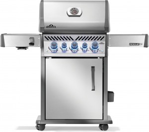 Napoleon gasolgrill Rogue PRO-S 425. 3 huvudbrännare + 1 sidobrännare. Grillyta: 60 x 45 cm. Rostfri. (15281NA) - Fri hemleverans