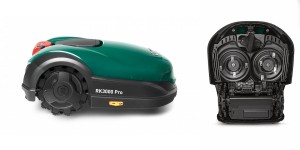 Robomow trådbunden robotgräsklippare (RK3000 Pro) Utan installationsmaterial. Upp till 3000m2. Fri hemleverans. - 3 års garanti (1 år på batteri)