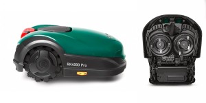 Robomow trådbunden robotgräsklippare (RK4000 Pro) Utan installationsmaterial. Upp till 4000m2. Fri hemleverans. - 3 års garanti (1 år på batteri)