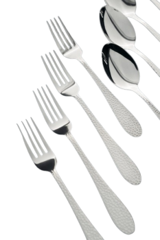 Vargen & Thor GRÅFOT Dessert- / Förrättsbestick - 8 delar (Silver) - 2 års garanti