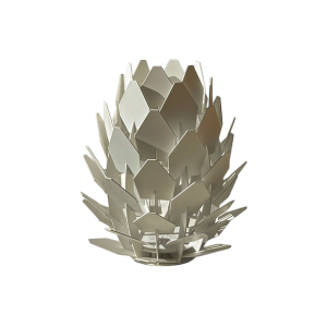 TOMMRE KOTTE - Lykta - Sandgrå 32cm - Blockljus (610325)