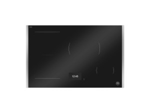 Bertazzoni SUPER-PREMIUM Induktionshäll, 78 cm, TFT display, 4 zoner (1 Flex) + rostfri-ram (P784I1M37XT) - 5 års garanti