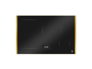 Bertazzoni SUPER-PREMIUM Induktionshäll, 78 cm, TFT display, 4 zoner (1 Flex) + Guld-ram (P784I1M37GT) - 5 års garanti