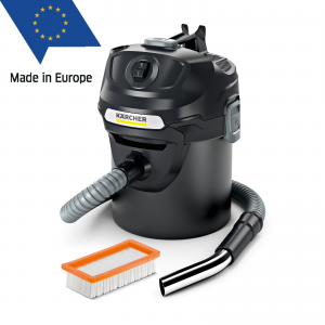 Kärcher Ask-och torrdammsugare (AD2 - 16297110) 600W. Metallbehållare 4L. Kompakt design. Filterrengöringsfunktion. Fri frakt, omg