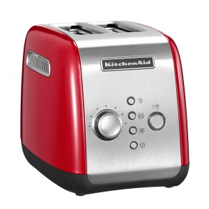 KitchenAid Brödrost. 2 extra breda fack. Kompakt. Automatisk. Röd. (5KMT221EER) - Fri frakt