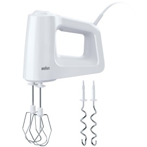 Braun Elvisp MultiMix 3. 450W. Inkl. degkrokar. Vit. (HM3000WH) - Fri frakt