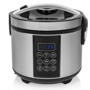 Tristar Ris & Ångkokare. 2,2L. 900W. 7 program. Rostfri. (RK-6138) - Fri frakt