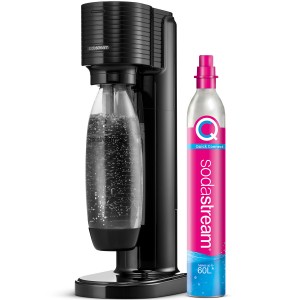 Sodastream Kolsyremaskin (GAIA) Inkl. patron. Svart. (1017911770) - Fri frakt