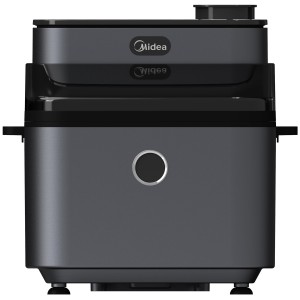 Midea Airfryer med ånga. 7L. 1650W. Juicylock & fönster. Timer. Mörk grå. (MF-CY75C2) - Fri frakt