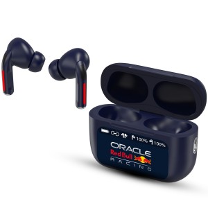 Oracle Red Bull Racing Trådlösa In-ear hörlurar. LED-Display. TWS ANC ENC. Blå. (RDBTWSLED) - Fri frakt