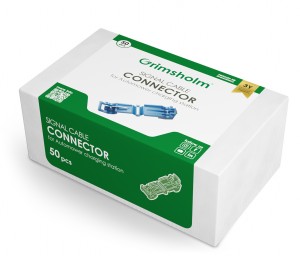 Grimsholm Green Anslutningskontakt laddstation / kantkabel, 50-pack (185)