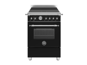 Bertazzoni Heritage-serien. 60 cm spis. Induktionshäll med 4 zoner. 1 ugn. Matt svart. (HER64I1ENEC2) Fri hemleverans. - 5 års garanti