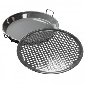 Outdoor Chef Gourmetset tvådelad. 480/570. 39,4 × 42,0 × 8,1 cm. Svart. (100001607) - Fri frakt