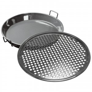 Outdoor Chef Gourmetset tvådelad. 24,5 × 36,1 × 8,1 cm . Svart. (100001608) - Fri frakt