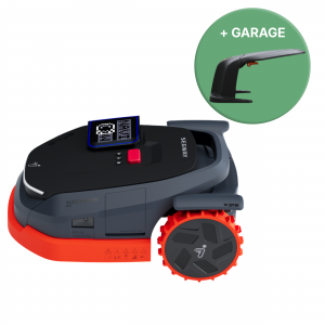 Segway Navimow (X315E). + garage ingår.  Trådlös robotgräsklippare. Upp till 1500m2. - 3 års garanti (2 år på batteri & strömadapter) - Fri frakt