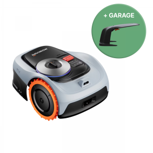 Segway Navimow (i210 AWD E). + garage ingår. Trådlös robotgräsklippare. Upp till 1000m2. - 3 års garanti (2 år på batteri & nätadapter) - Fri frakt