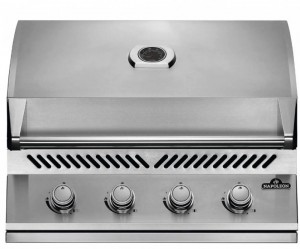 Napoleon gasoldriven inbyggnadsgrill. Rostfri. (BI32 - 14576NA) - Fri hemleverans