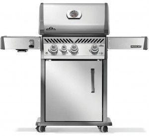 Napoleon gasolgrill Rogue PRO 425. 3 huvudbrännare + 1 sidobrännare. Grillyta: 60 x 45 cm. Rostfri. (15228NA) - Fri hemleverans